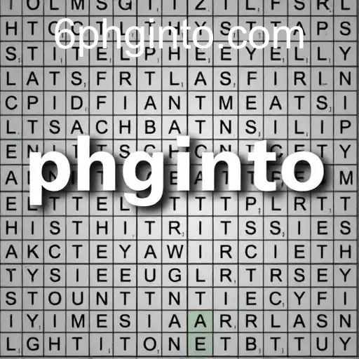 Unleashing Creativity with Word Puzzles: The Intrigue of 'phginto'